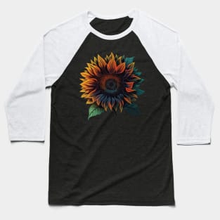 Cute Vacations Floral Summer Holidays Sunflower Baseball T-Shirt